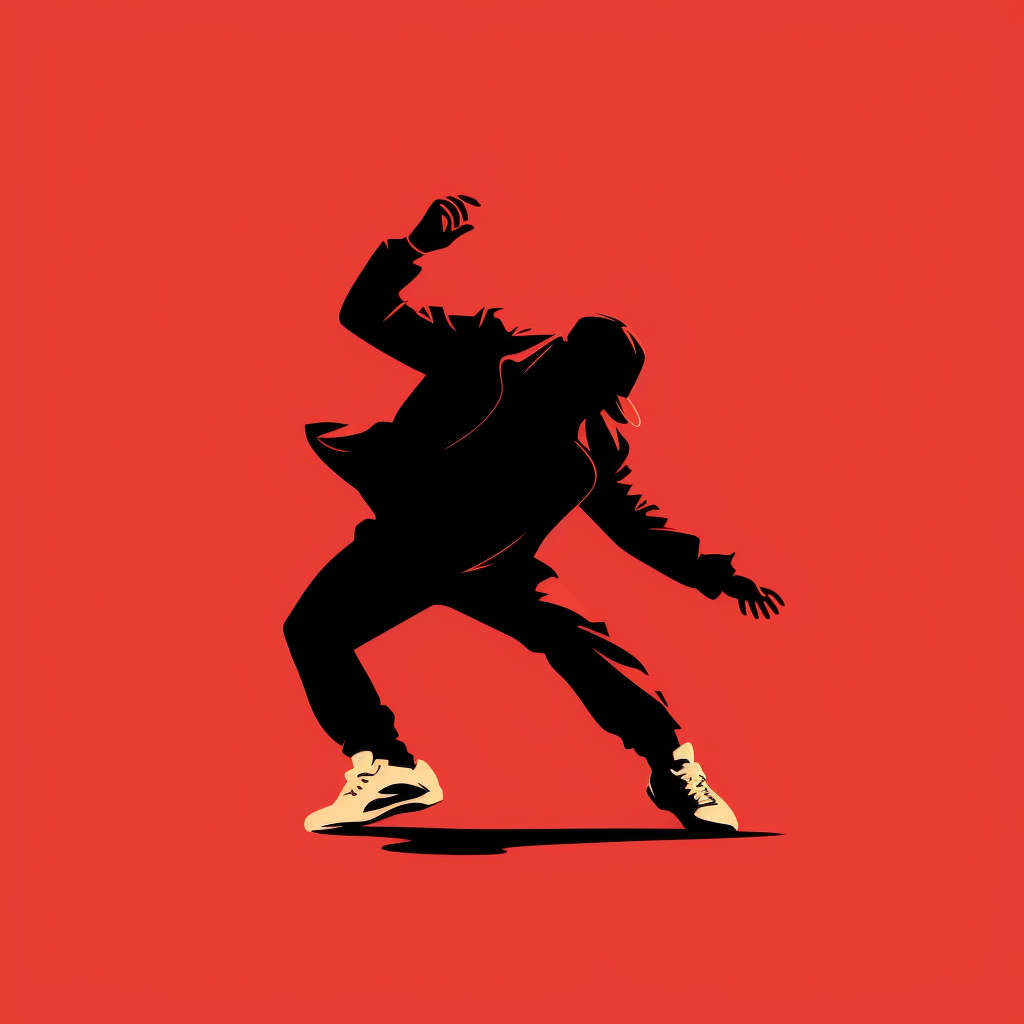 Breakdance Pictogram Illustration