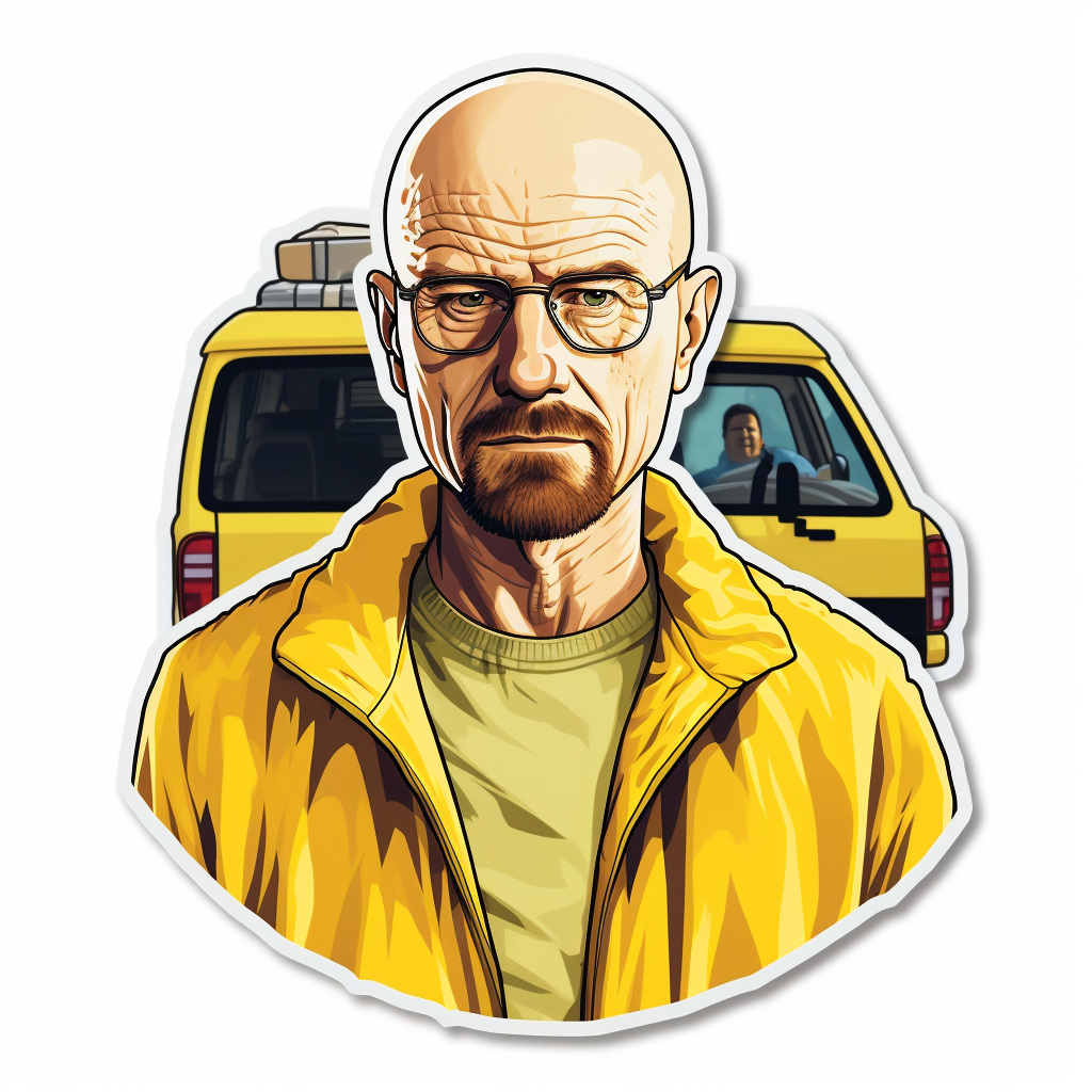 Cool Breaking Bad stickers for fans