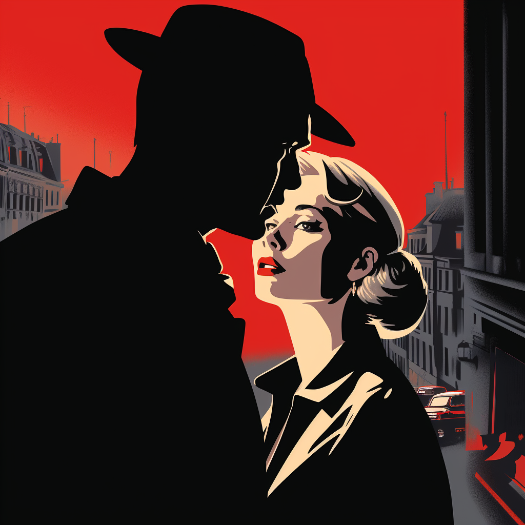 Breathless Noir Comic Book Cover