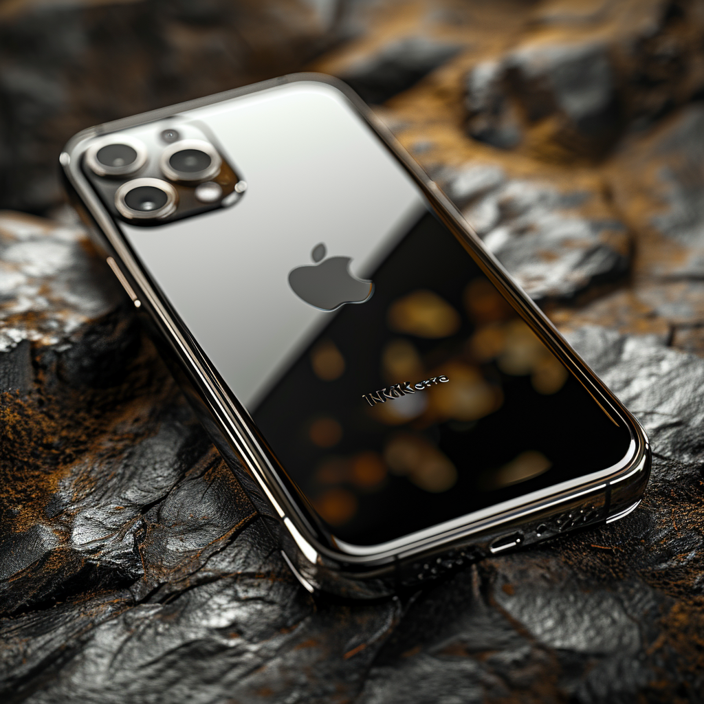 Detailed Product Mockup of iPhone