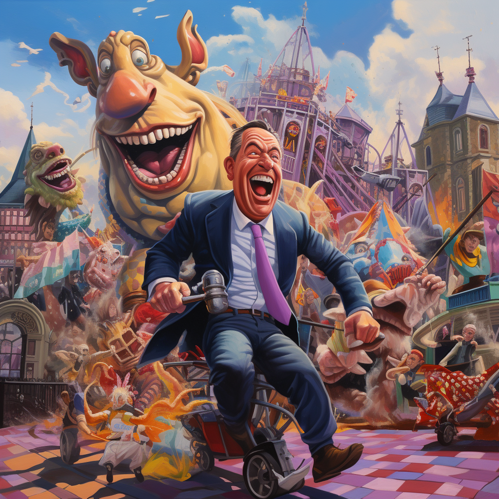 Nigel Farage at Brexitland Theme Park