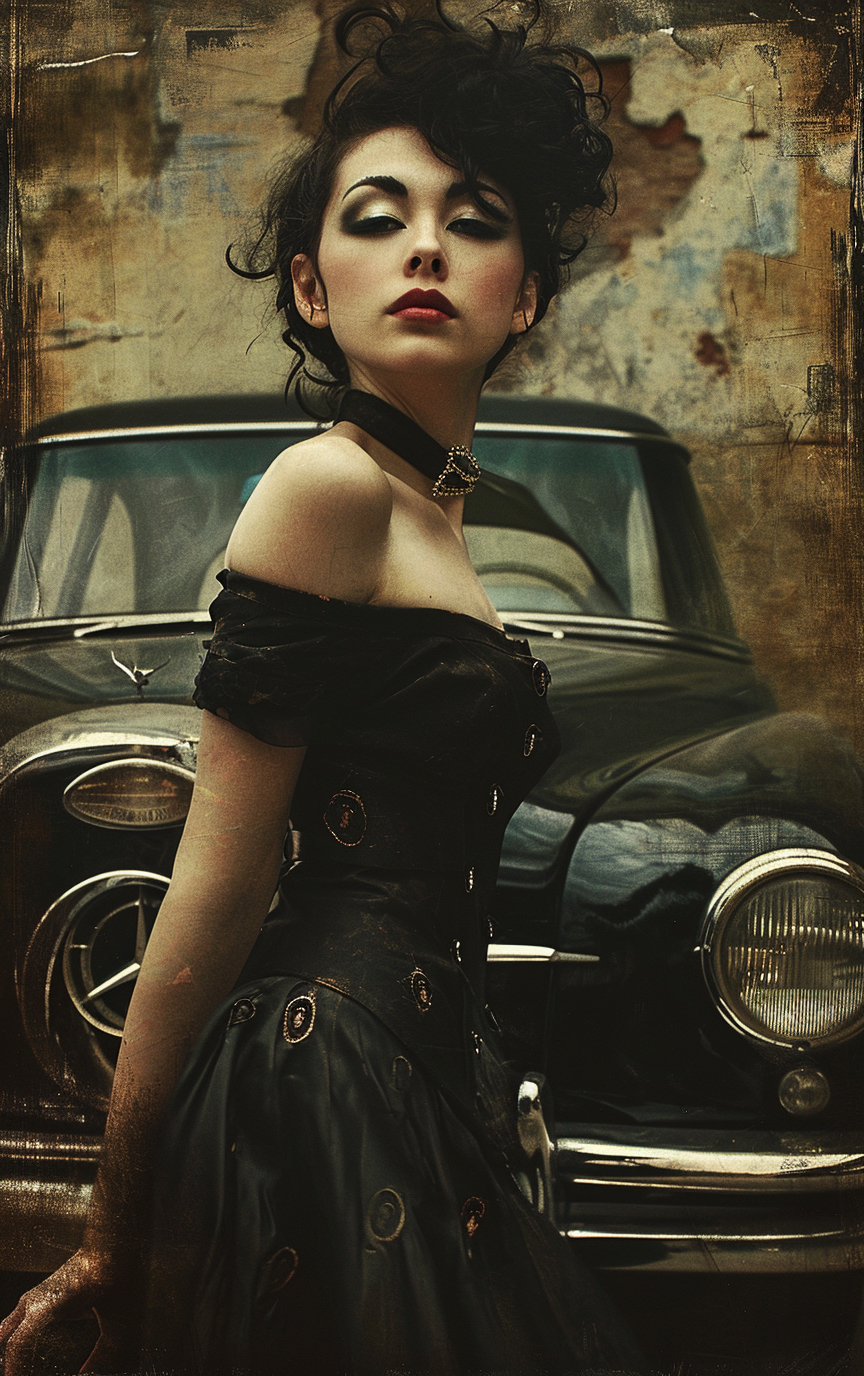 Brian Viveros Vintage Mercedes Benz Ad Art