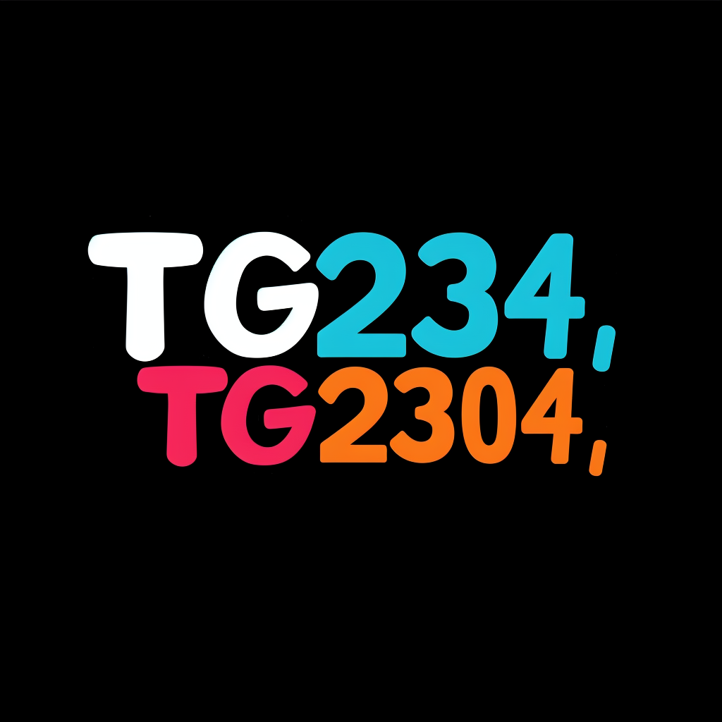 Colorful text logo TG2304