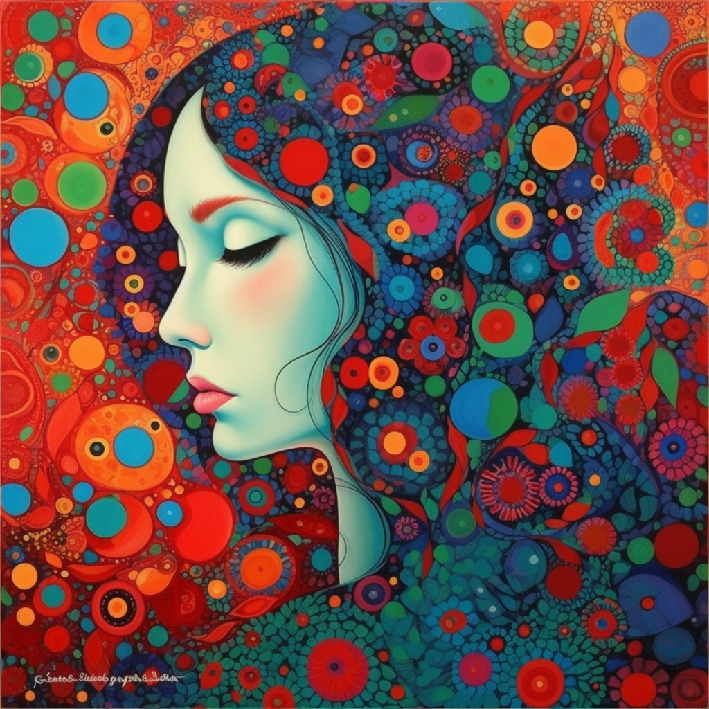 Colorful Canvas Art by Faiza Maghni