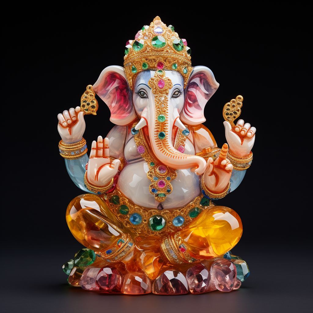 Stunning Ganesh Statue in Crystal