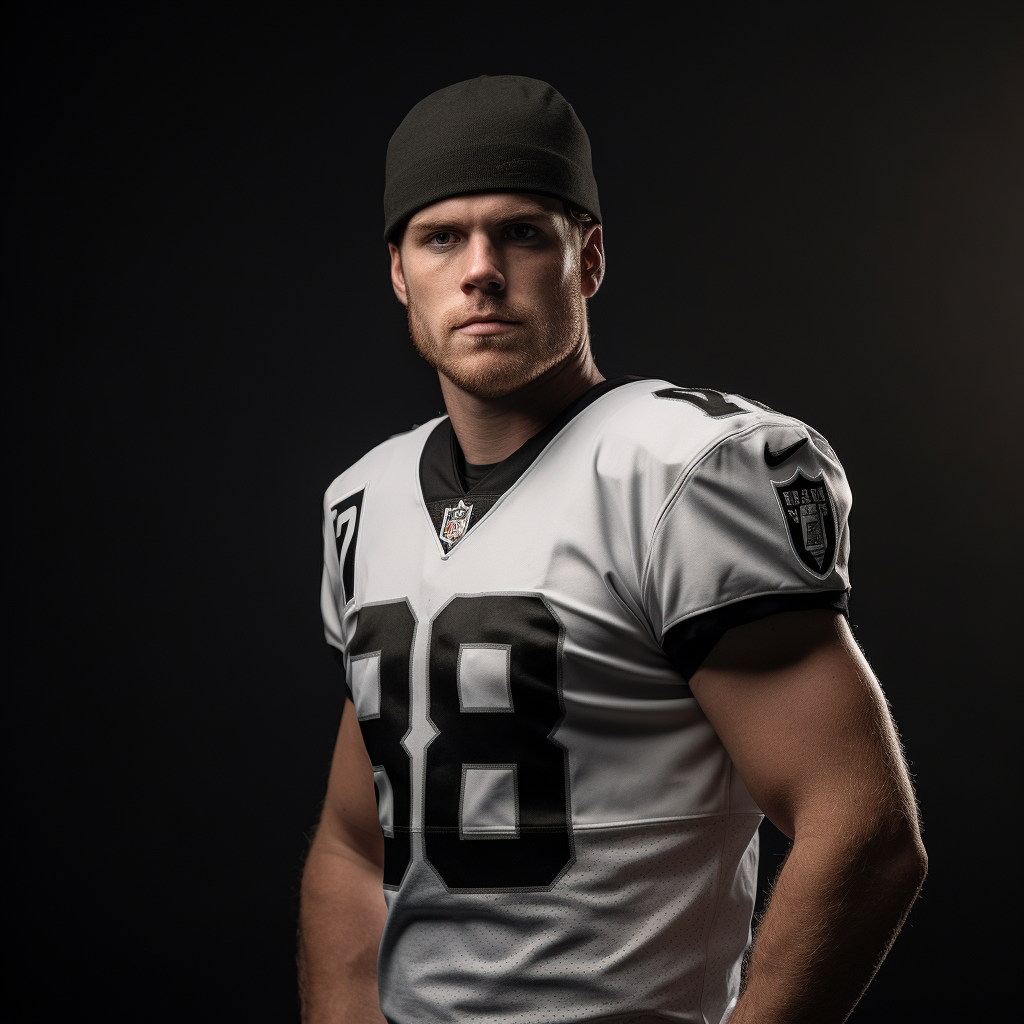 Brock Purdy wearing NFL Raiders Outfit