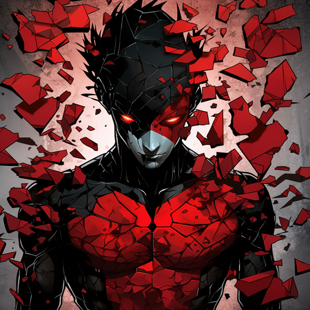 Broken Hearts Comic Book Art