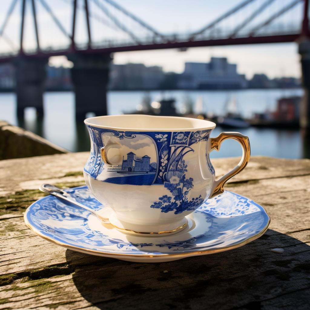 Broken Granville Island Teacup