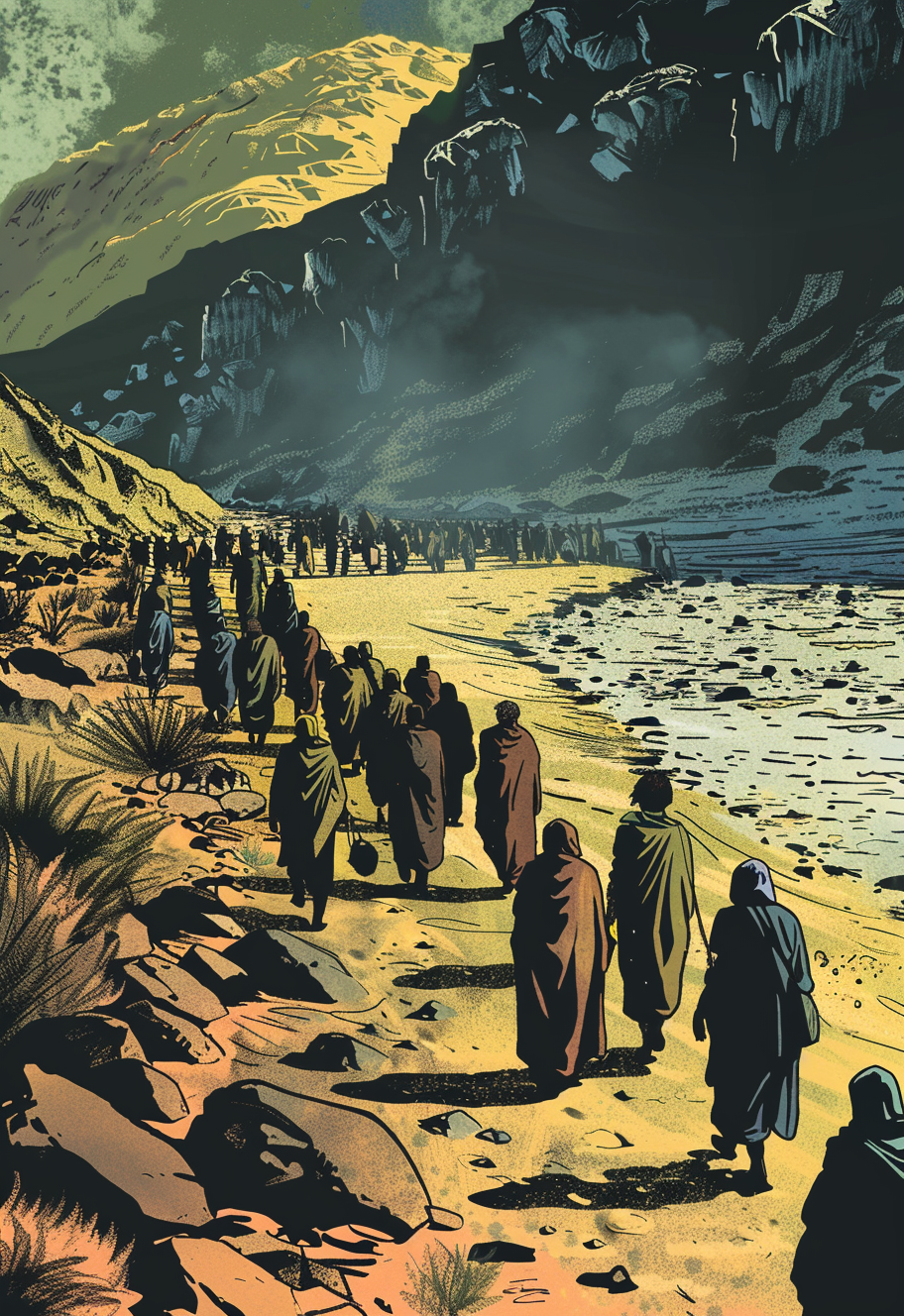 Bronze Age Migration Comic Style