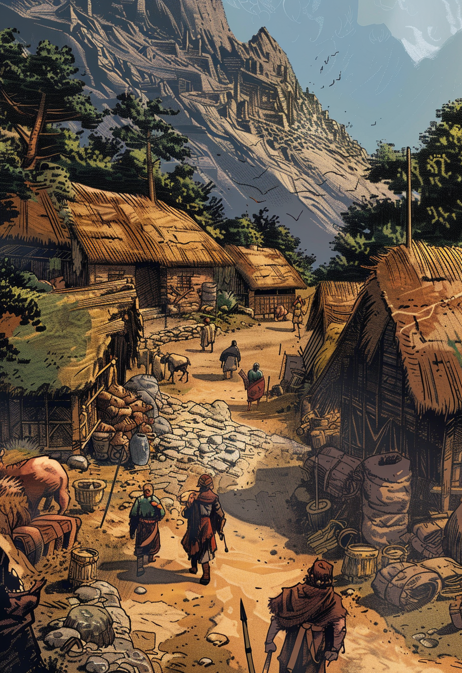 Bronze Age Villagers, Moving Village