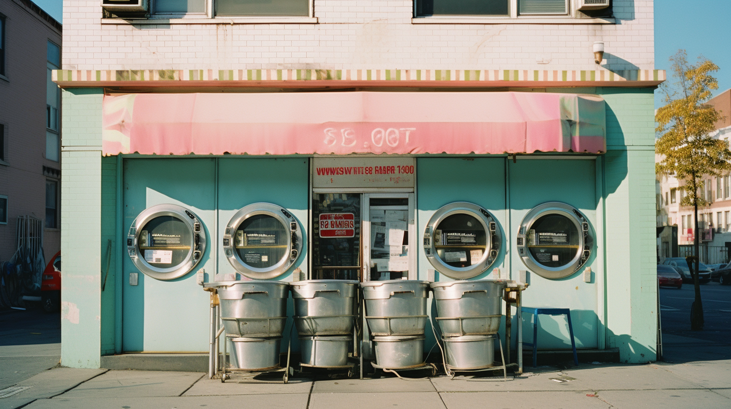 Laundromat in Brooklyn New York