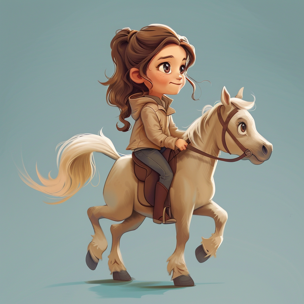 Girl on Small Horse Ride