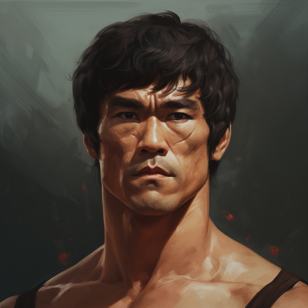 Bruce Lee Portrait Image