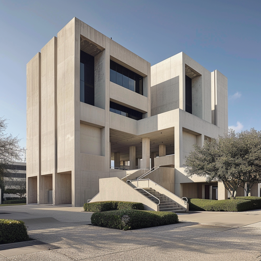 Brutalism Texas Limestone Louis Khan