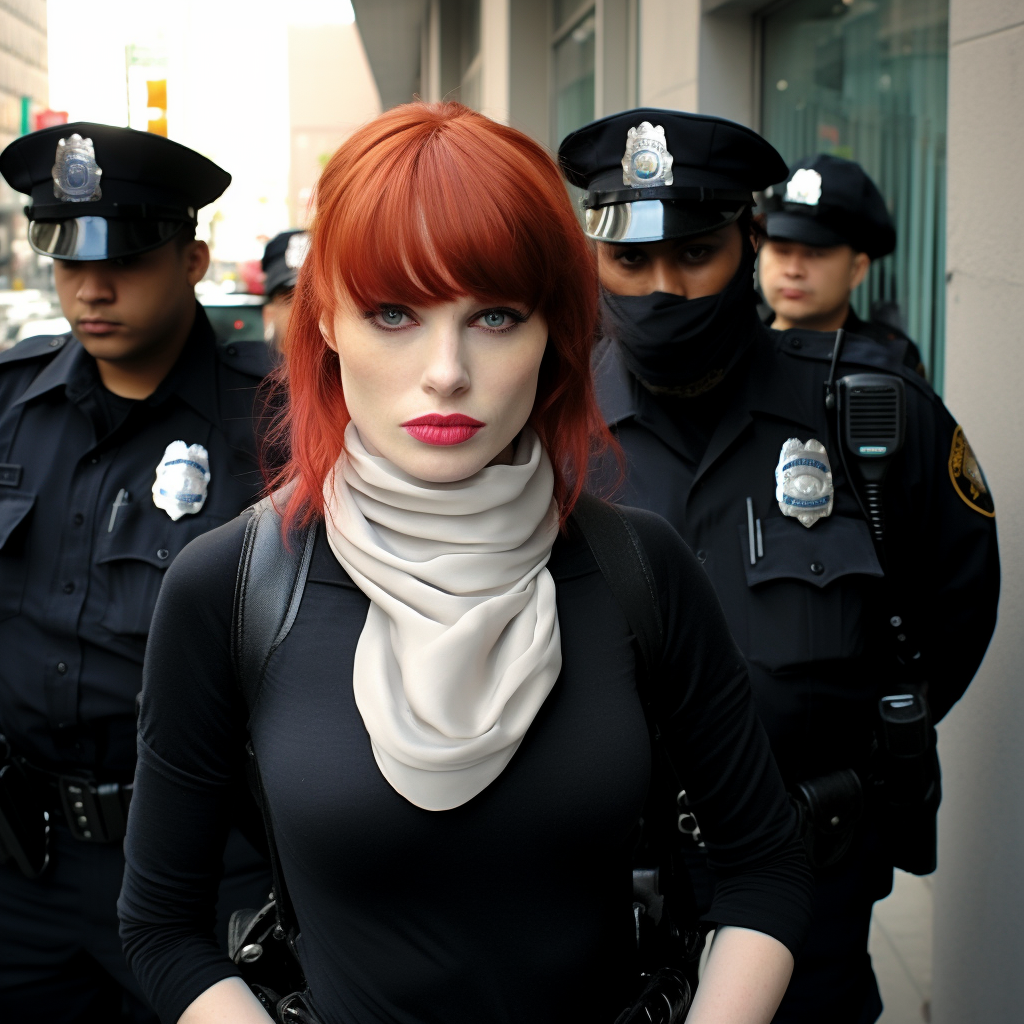 Bryce Dallas Howard in Criminal Thug Costume