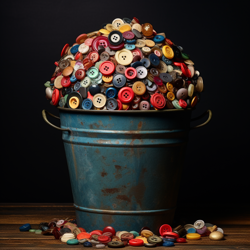 Buttons in a Bucket