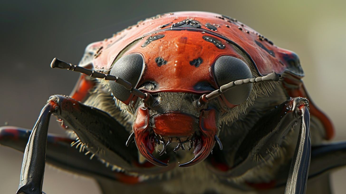 Bug lady in photorealistic style