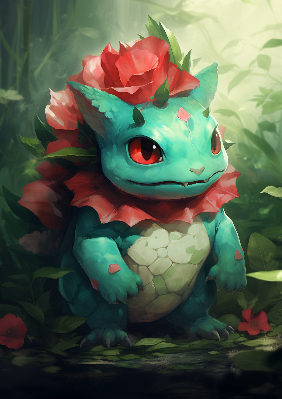 Bulbasaur in Carvaggio style AR