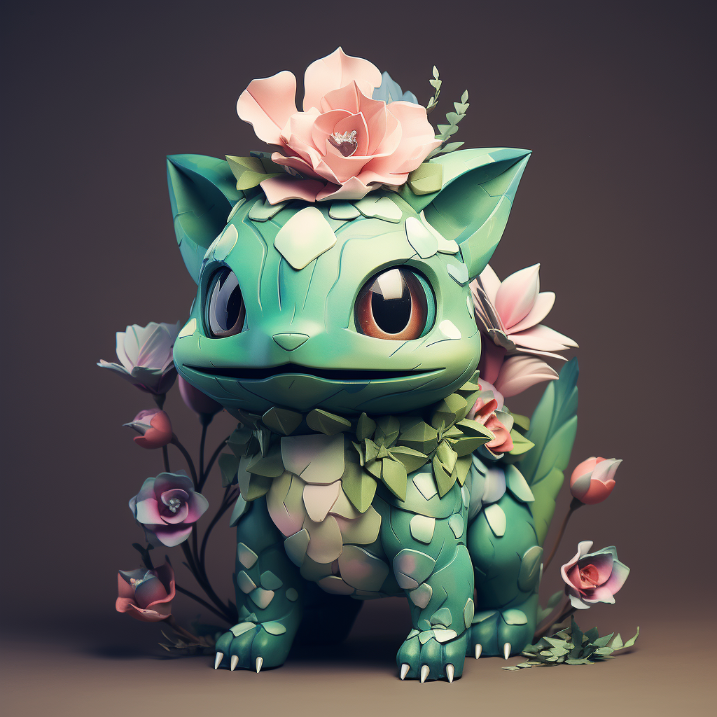 Bulbasaur: Grass-Poison Pokémon illustration