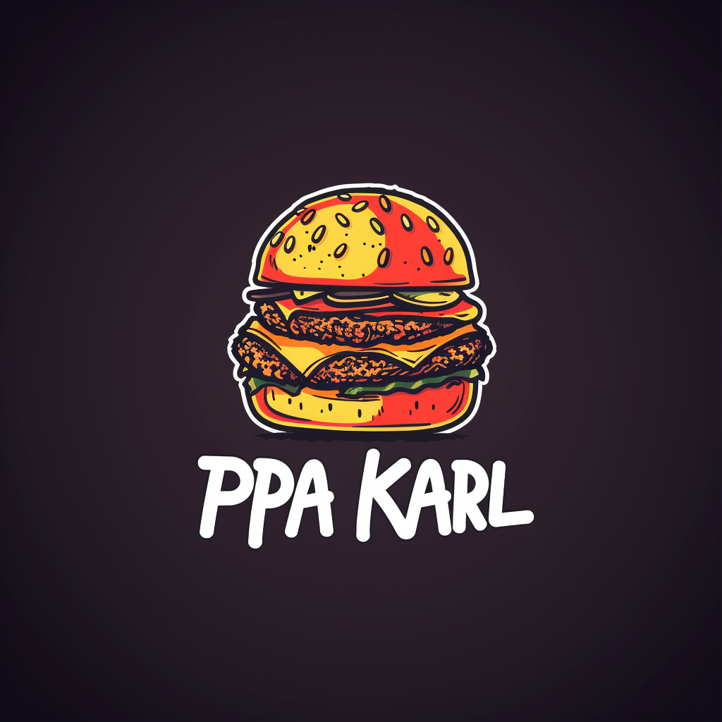 Eco burger shop logo concepts