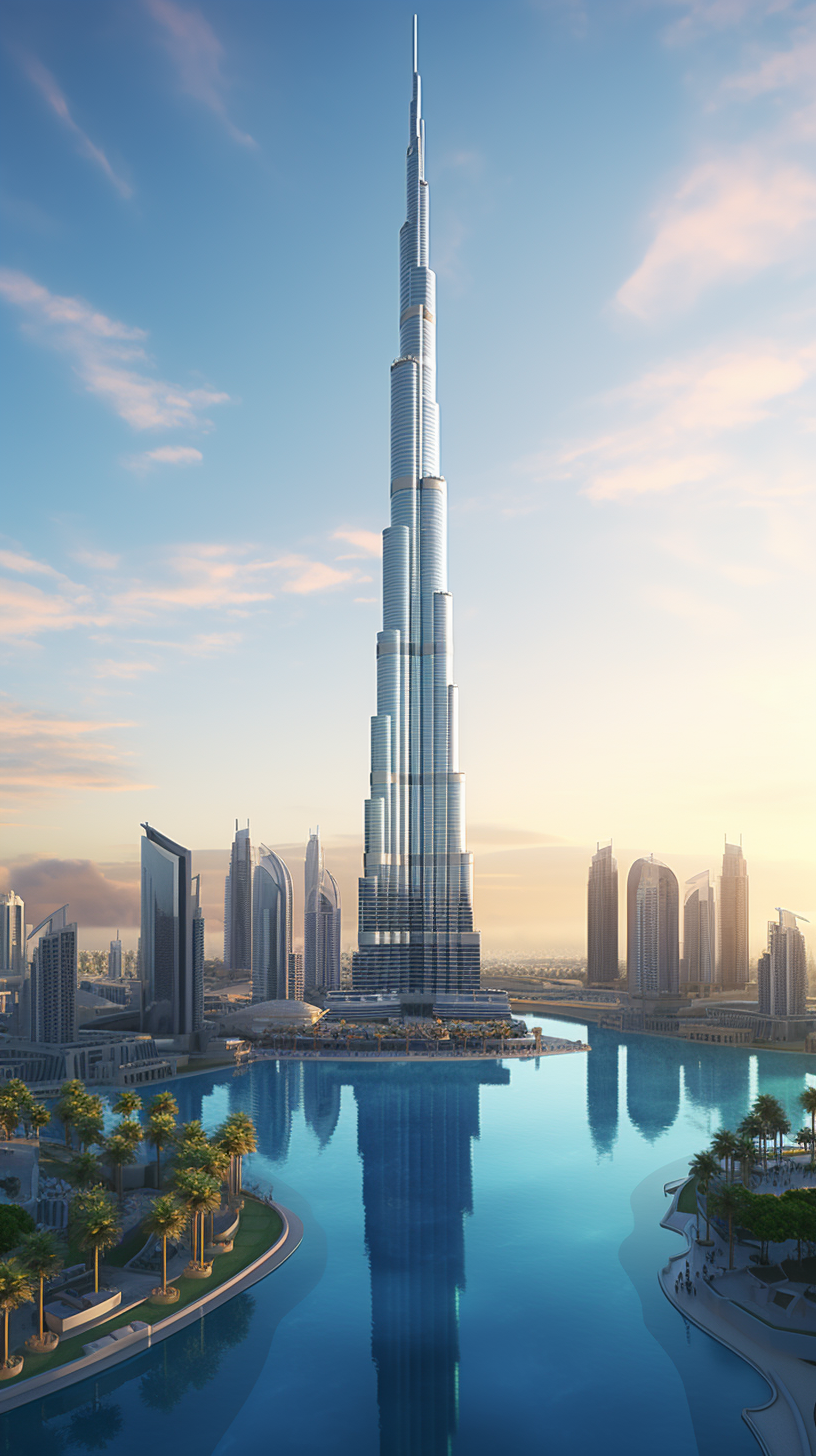 Stunning Burj Khalifa in 8k