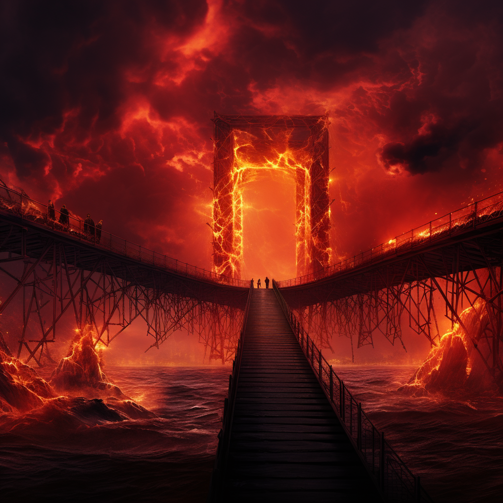 Symbolic Burning Bridges Image