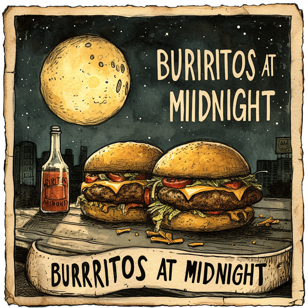 Burrito Moon Logo Design