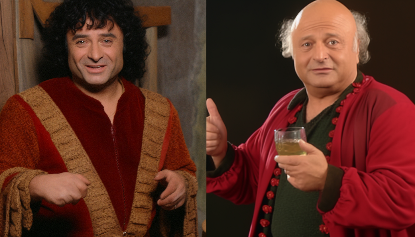 Burt Young as Paulie, Medieval Beggar