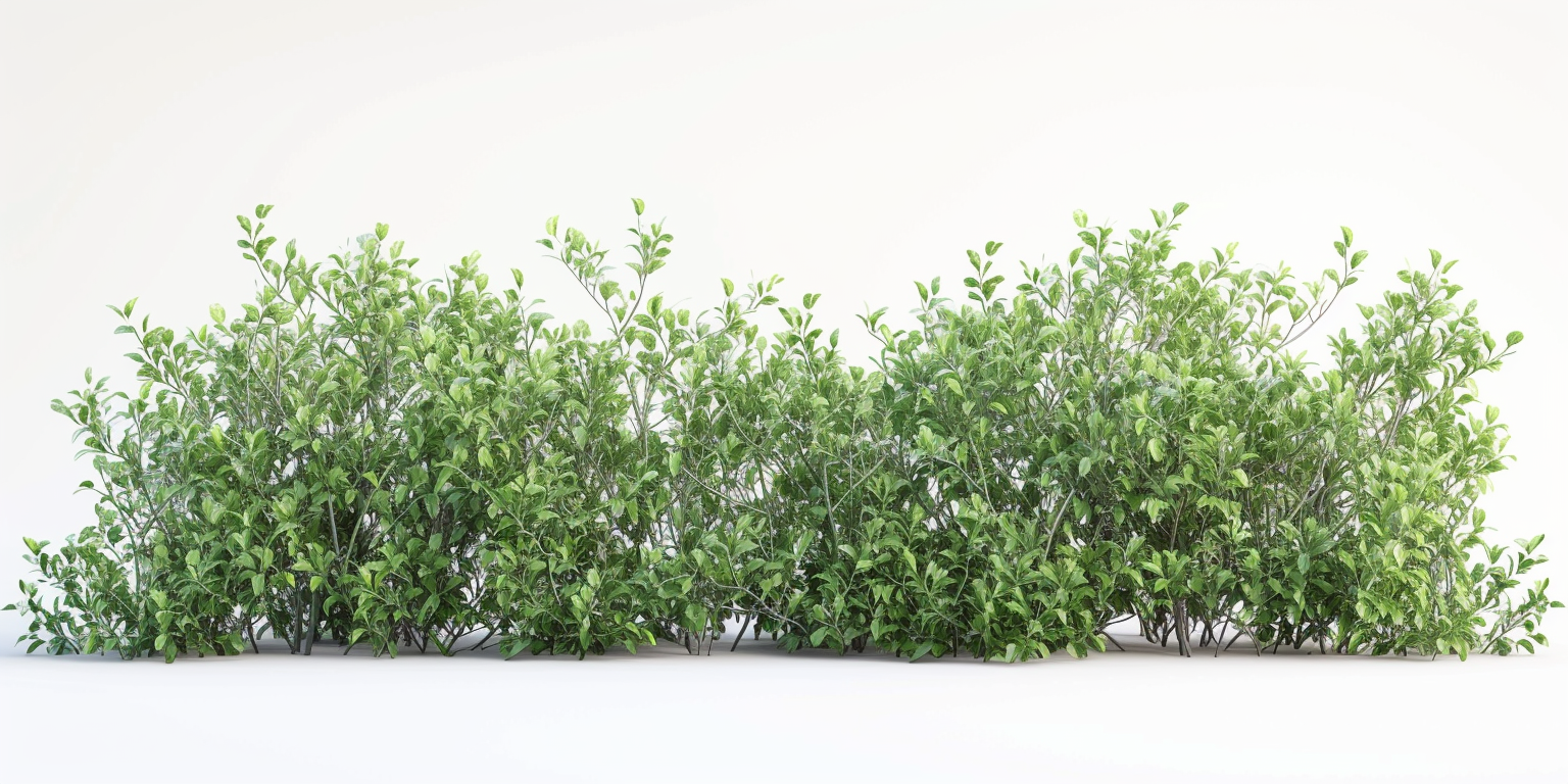 3D Render of Bush