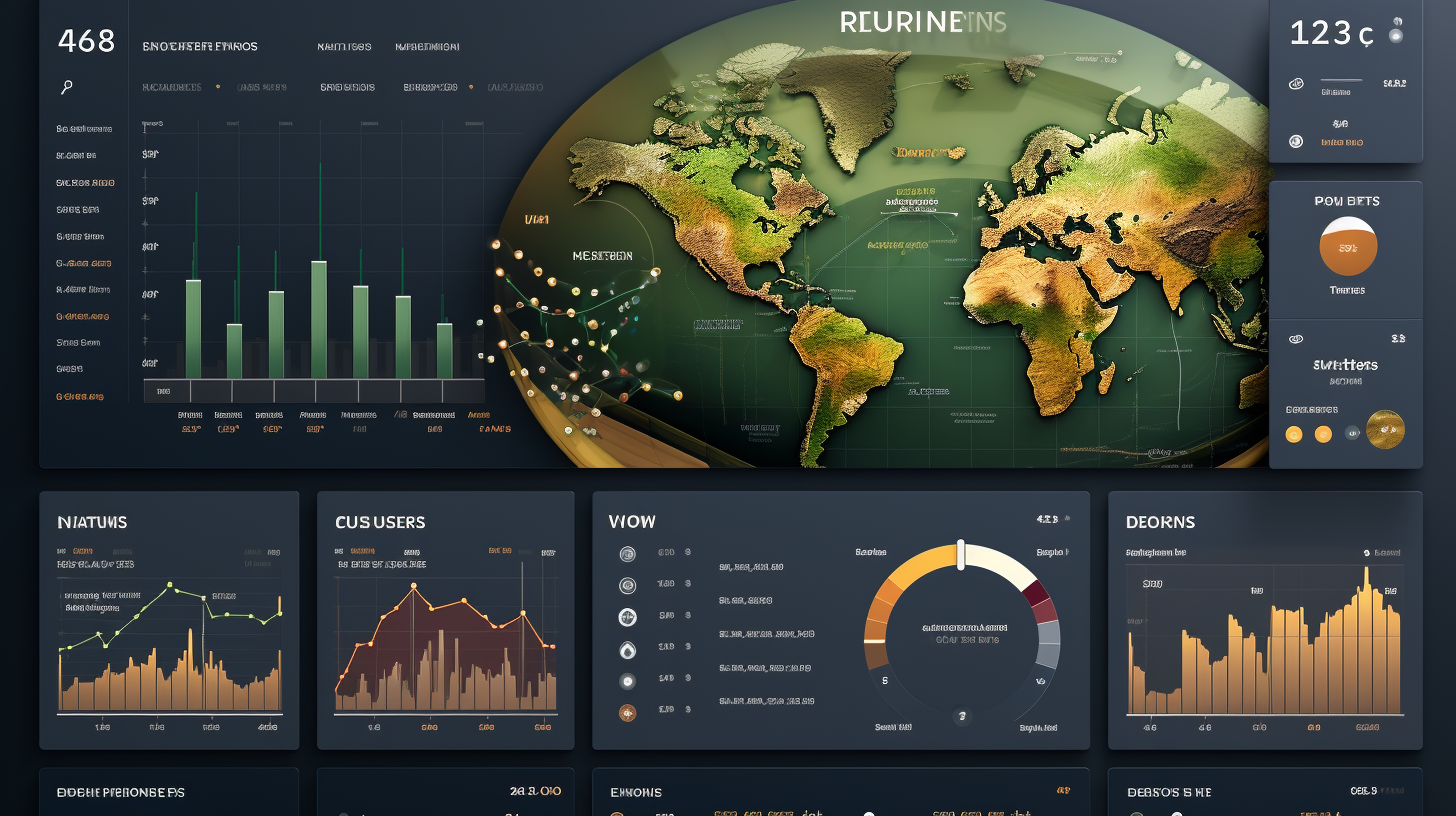 Simple business project management dashboard