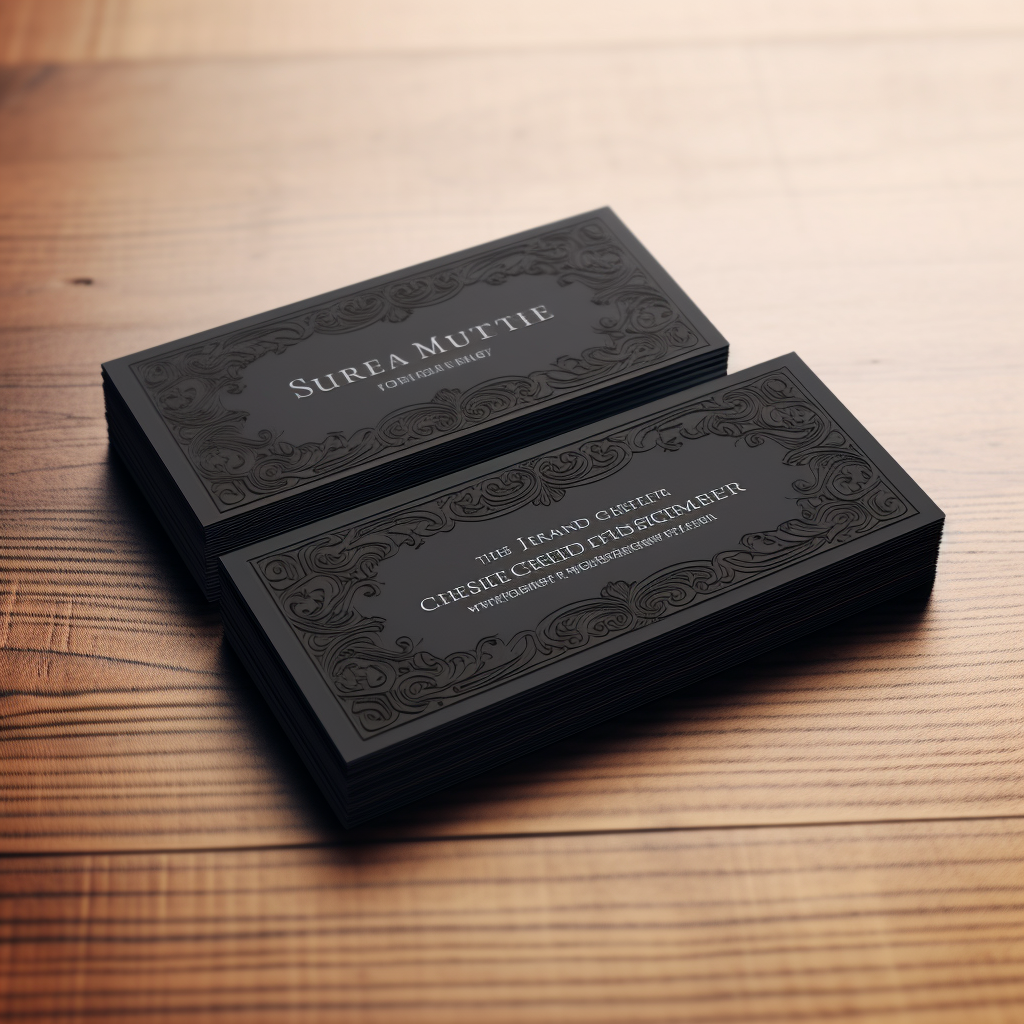 Business card for videographer showcasing their skills