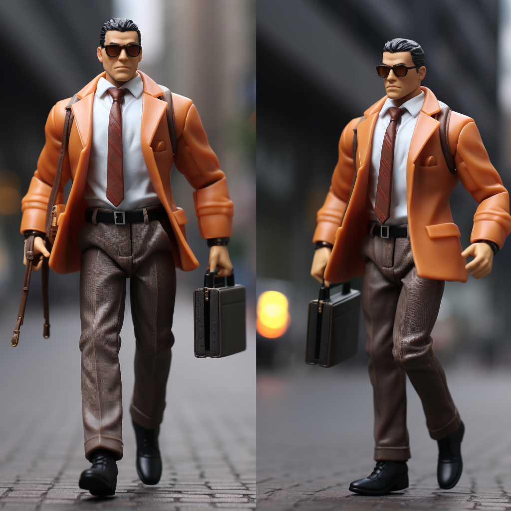 Businessman Action Figure for Productivity Boost