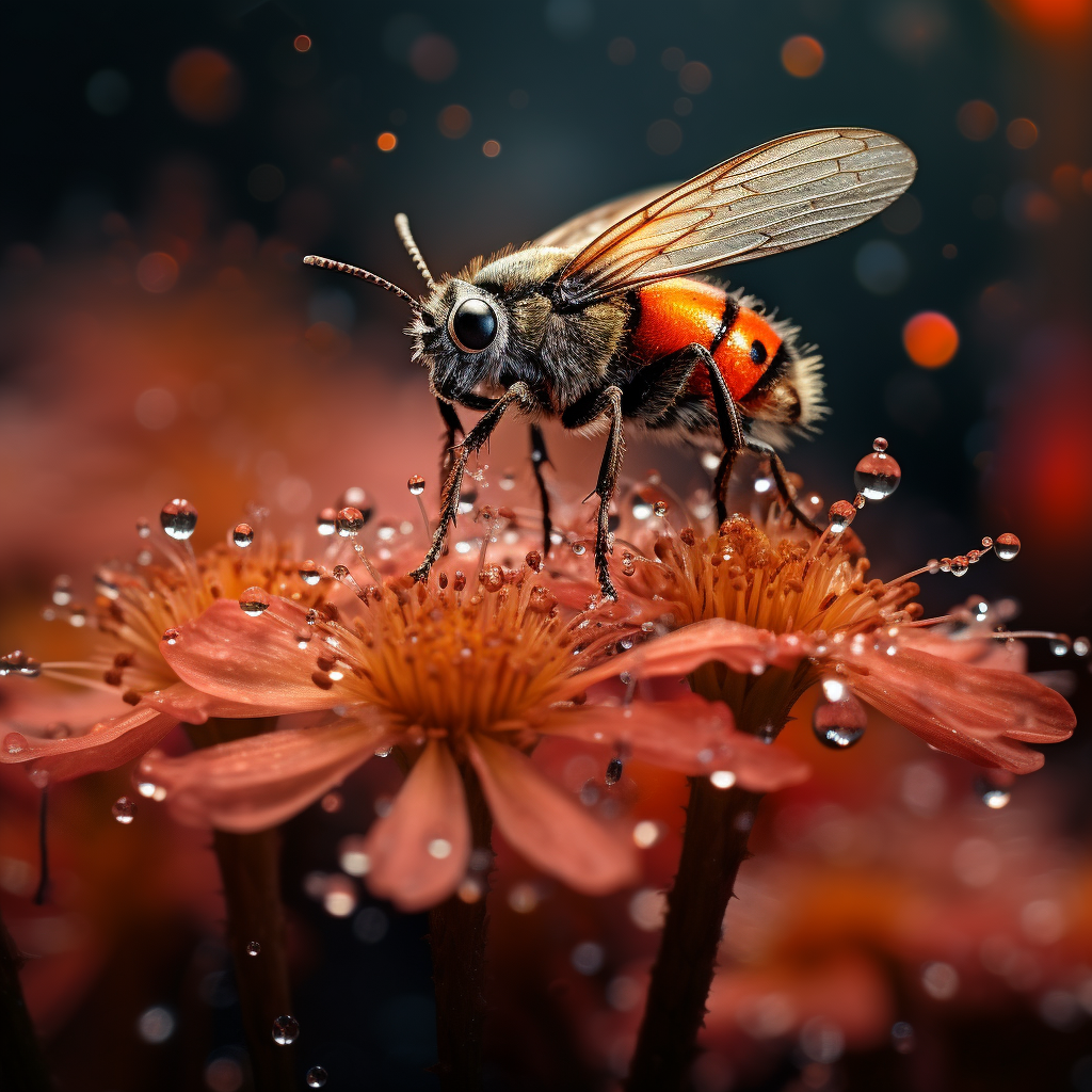 Beautiful butterfly drinking nectar from flower.