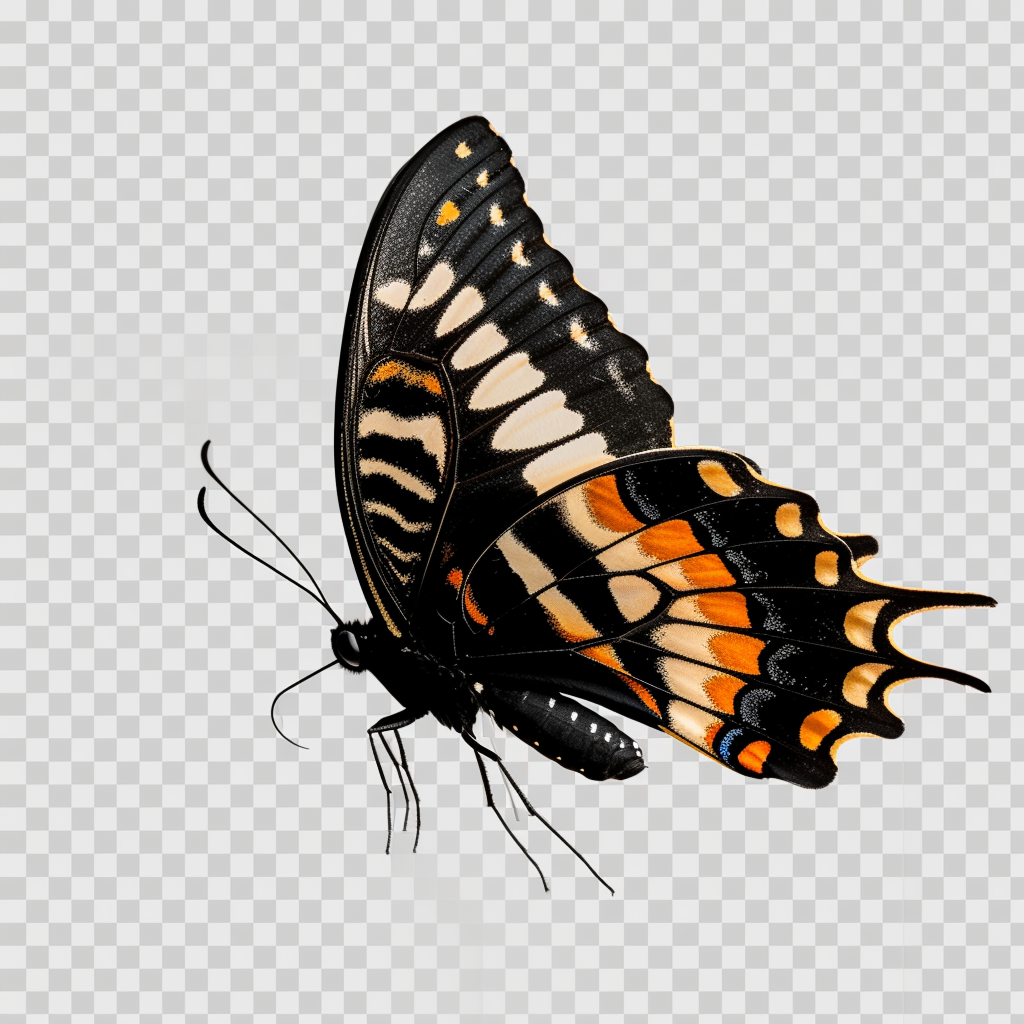 Transparent Background Isolated Butterfly