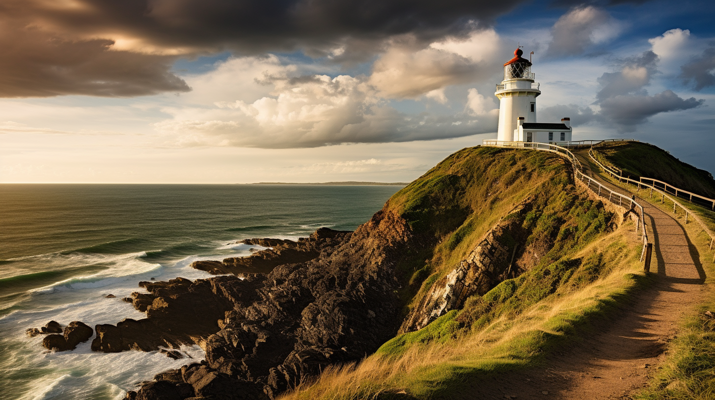 Byron Bay Lighthouse art piece