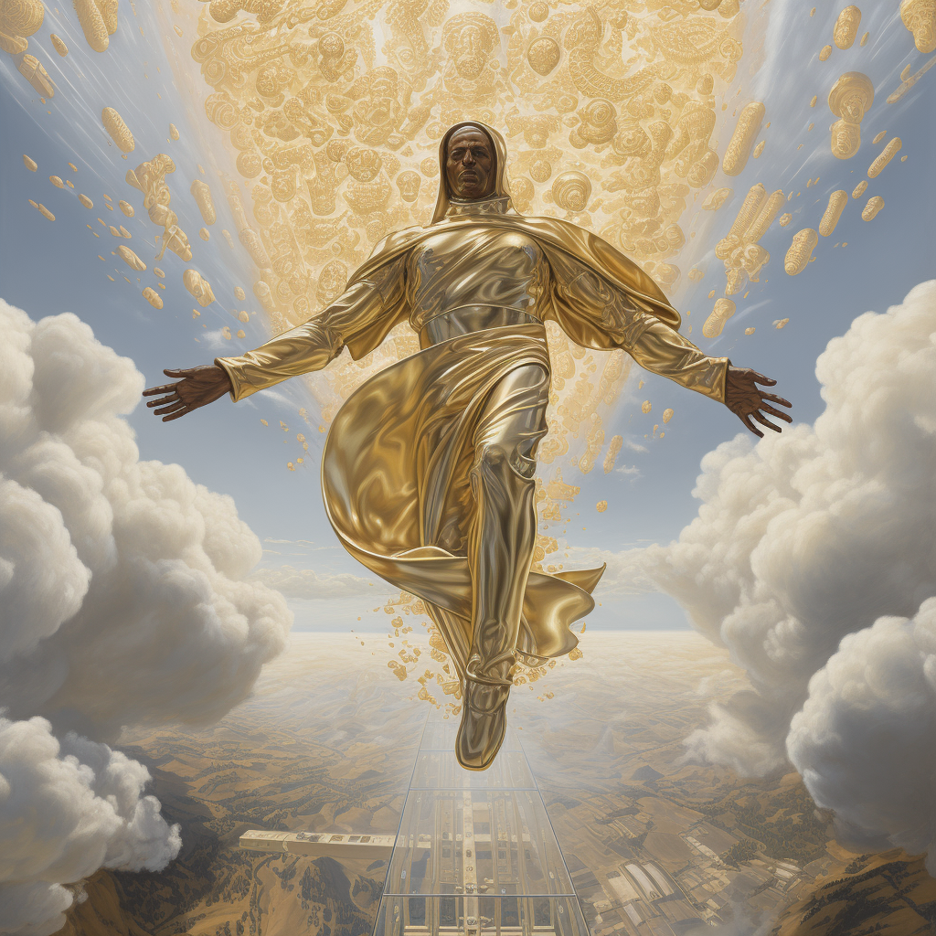 C3P0 ascending heaven renaissance painting