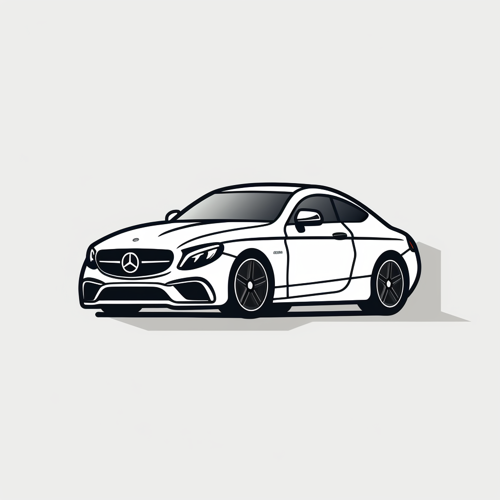 Sleek c63 Car Icon Design