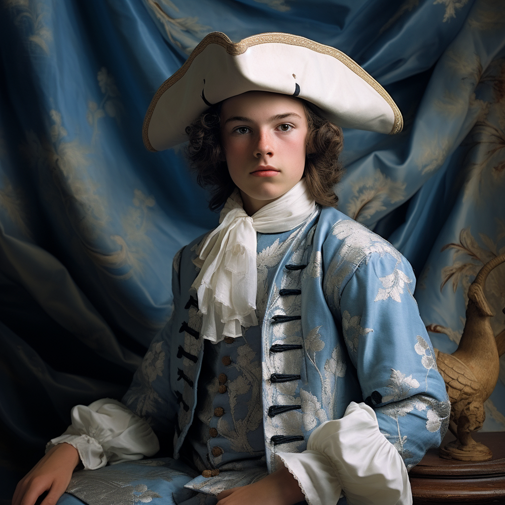 Cabin Boy in Sailor's Clothing