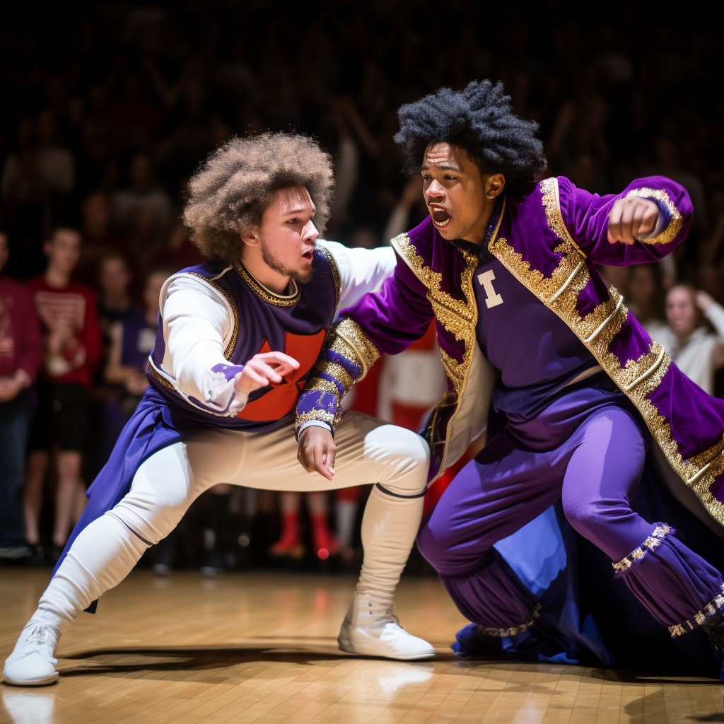 Cade Cunningham as Prince defeating Scottie Barnes