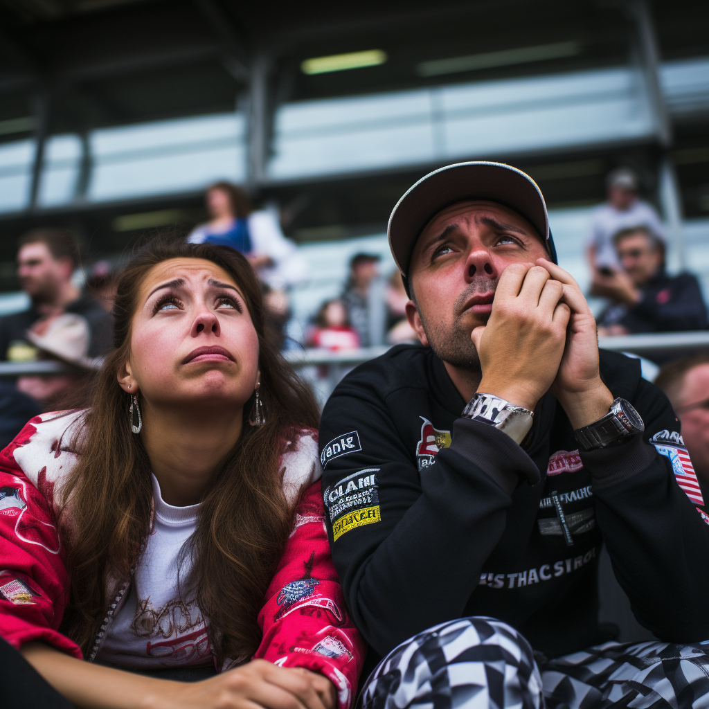 Emotional Cadillac Fan at Le Mans Crying