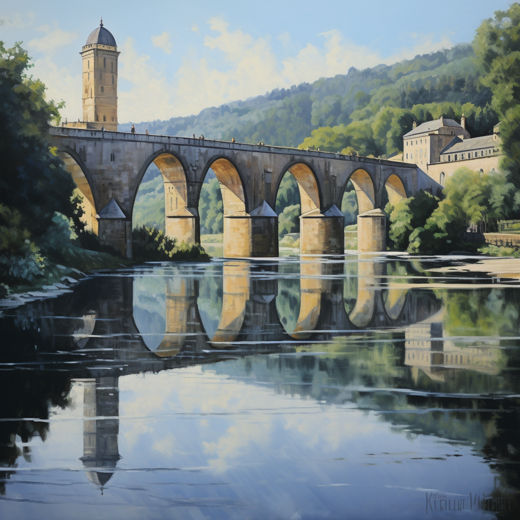 Cahors Bridge - Iconic Historic Landmark