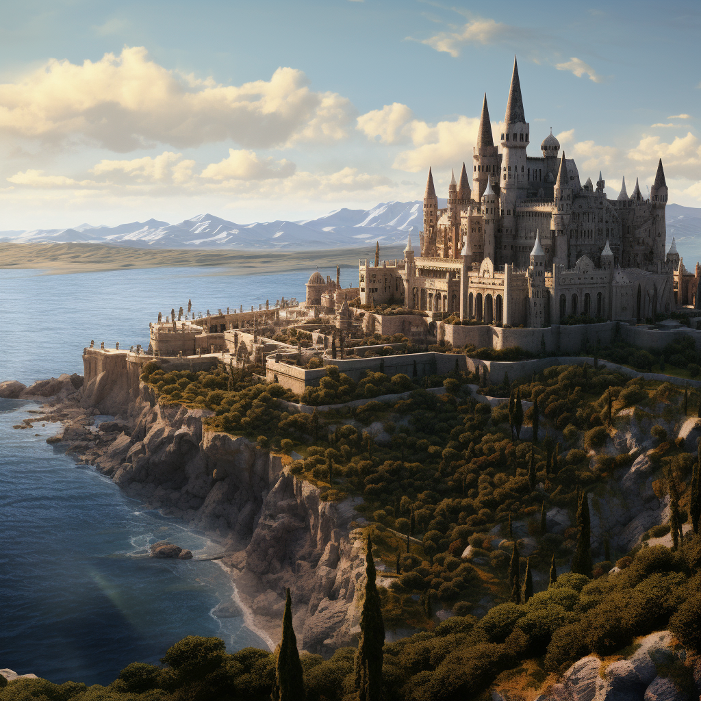 Stunning view of Cair Paravel