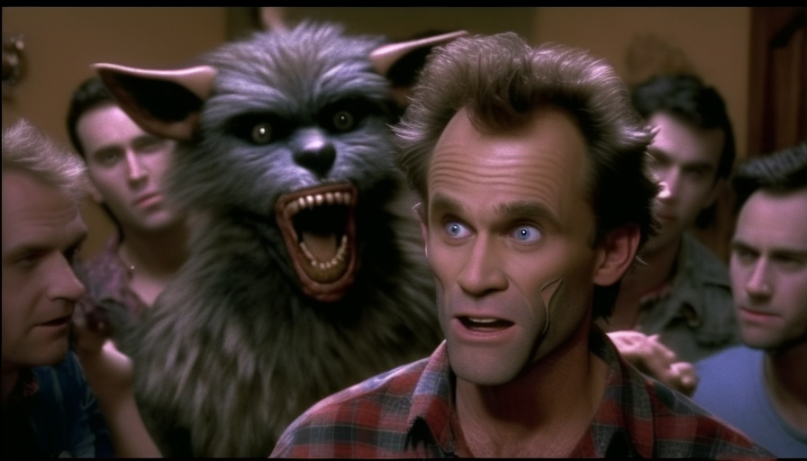 Cajun Wolf-Faced Werewolf Sitcom Image