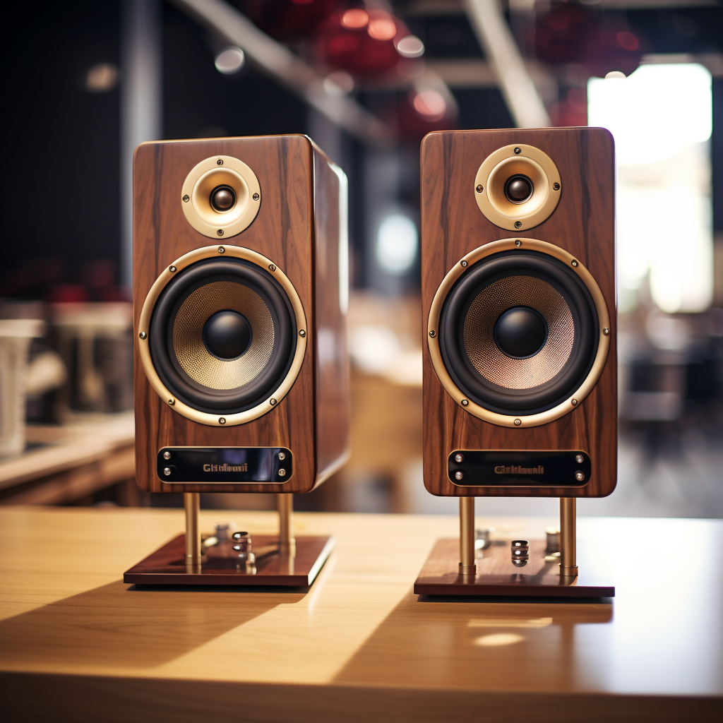 Cakewalk audio speakers producing clear, crisp sound