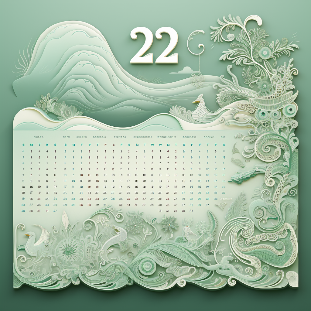 Calendar Design for 24 Years