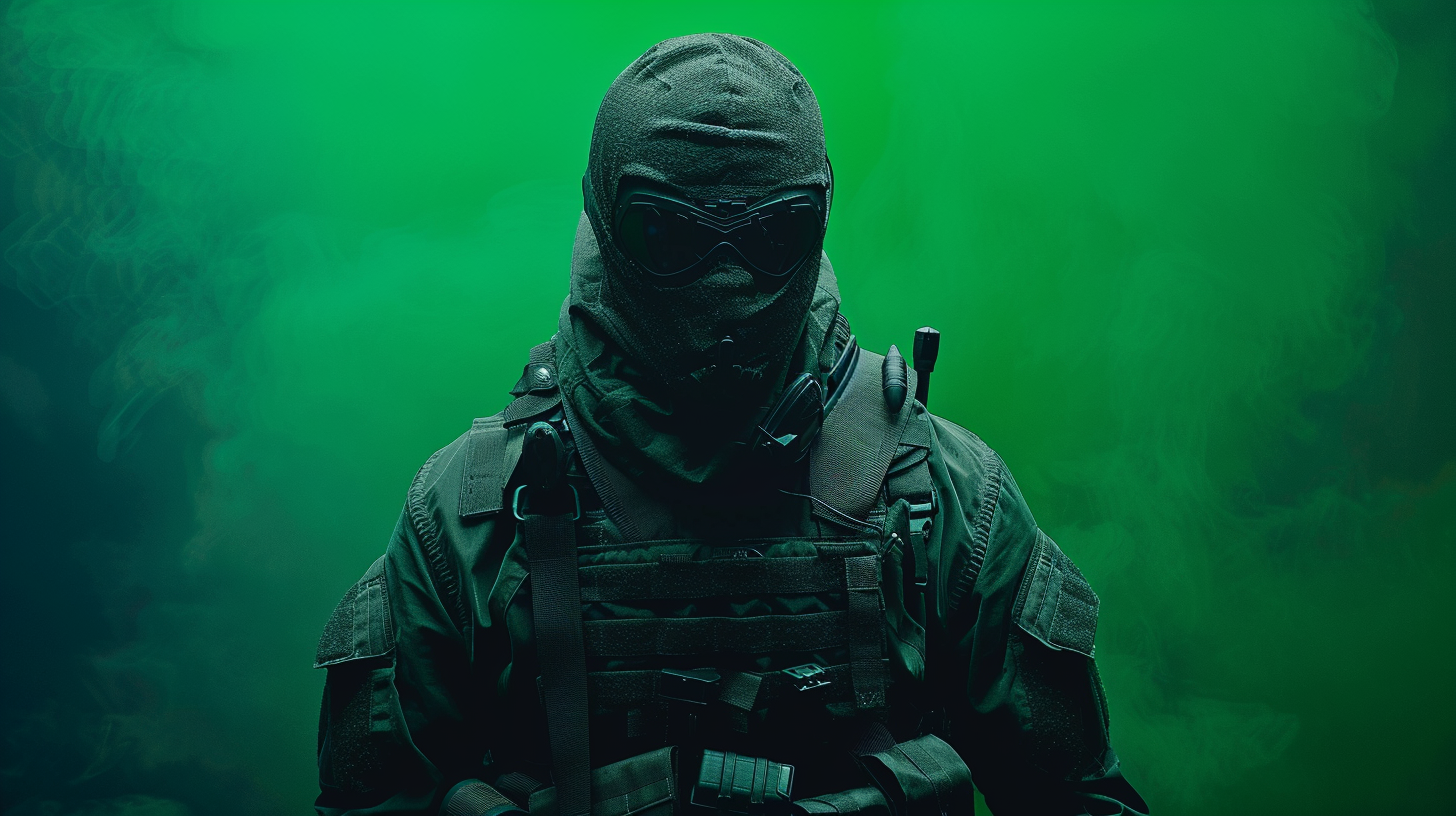 Cyberpunk Call of Duty Operator