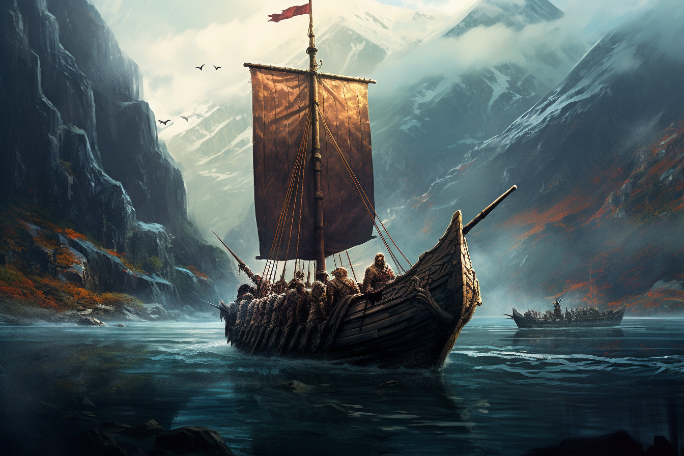 Astonishing digital artwork of Vikings