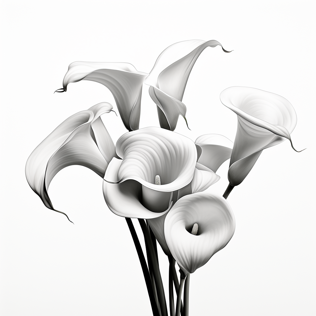 Elegant calla lily bouquet