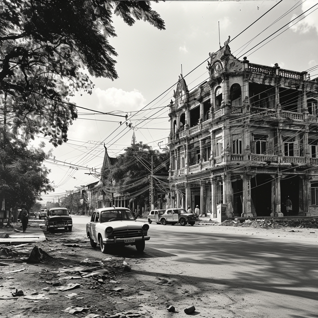 A stunning view of Cambodia's capital city