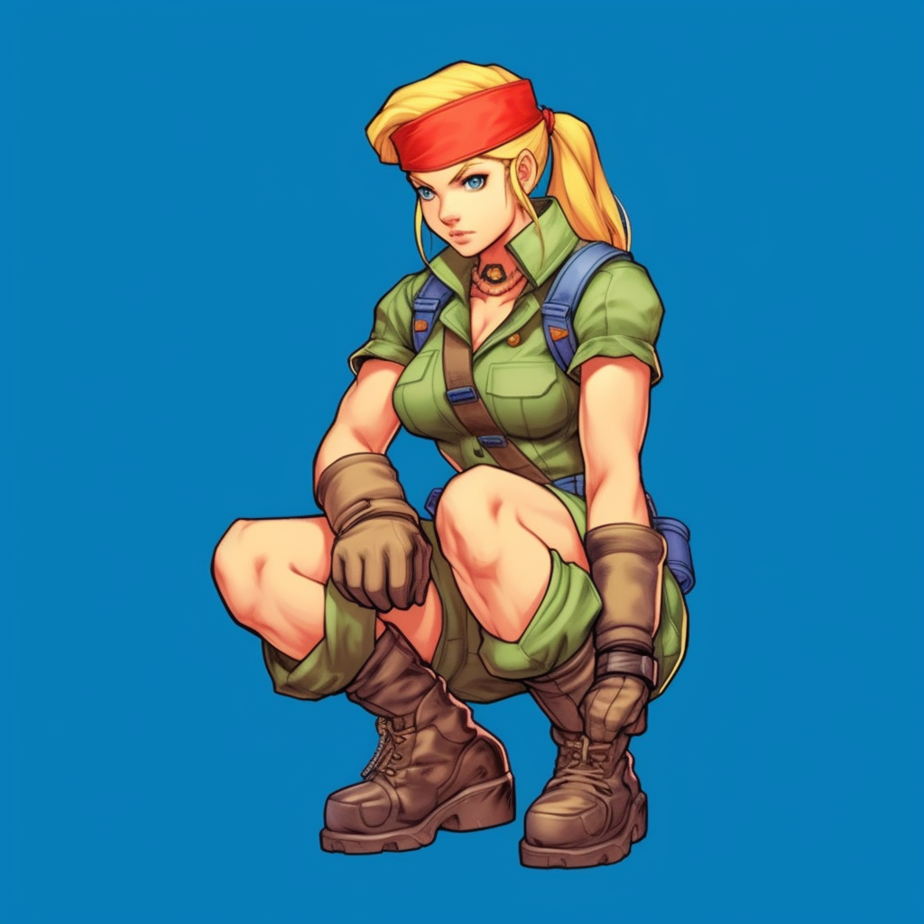 Cammy from Street Fighter 2: Cute and Vivid!